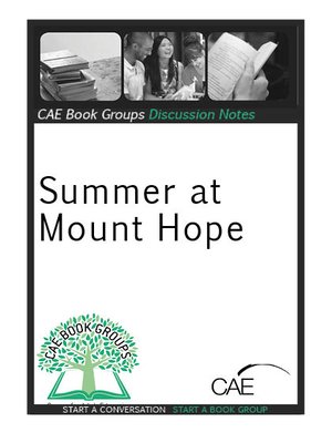 cover image of Discussion Notes: Summer At Mount Hope
